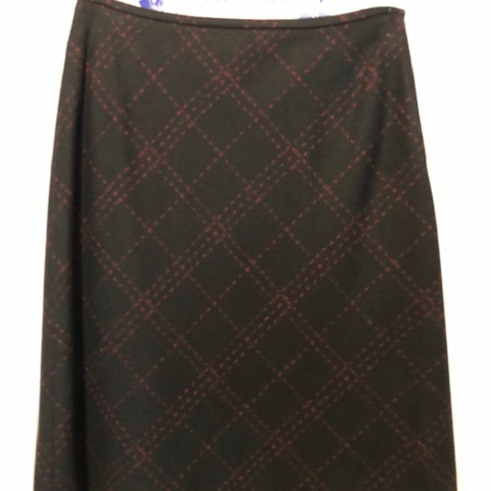 Wool blend skirt